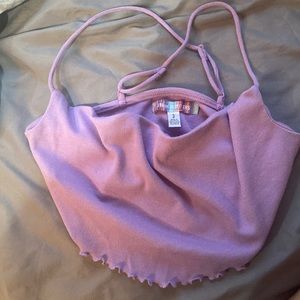 Urban Outfitters Purple Cowl Top